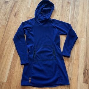 Melanzana Women's Blue Fleece Hoodie